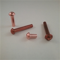 COPPER ROUND RIVET                      3/32 X 3/16