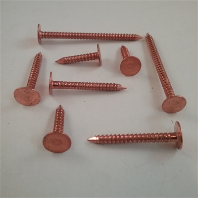 COPPER SLATING NAIL                6D #11 X 2  Ring Shank