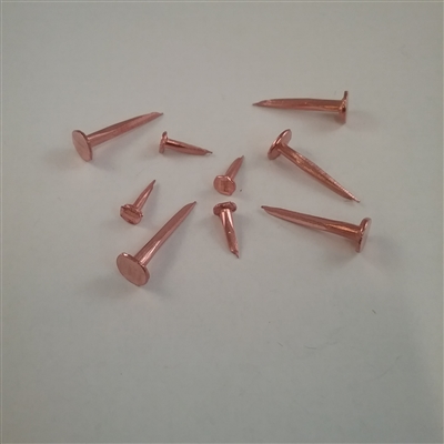 COPPER FLAT TACK                        #6 X 1/2