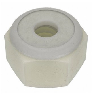 4AGF4 - #6-32 Self Threading Lock Nut, Plain Nylon, Right Hand, IFI, (AKA 0700632LN) PKG/25