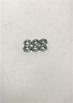 4CSHNZZ - 4-40 SMALL PATTERN HEX NUT STL ZNC