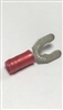 52930-0 - TYCO / AMP - RED SHORT SPRING SPADE, #8 PIDG, WIRE SIZE: 22-16 AWG