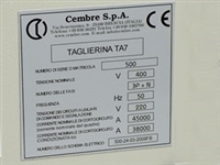 88962 - CEMBRE - PLATE MG-VRT-A  (60X100 WH), 4117541, Pkg/50