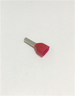 9004410000 - WEIDMULLER - Ferrule - 16AWG - Red - O/A L: 16mm-Pin L: 8mm