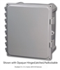 AH1084 - ATTABOX - Heartland Polycarbonate Enclosure 10 x 8 x 4 inches with Opaque Cover-Hinged,Latched,Padlockable
