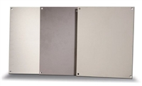 BP1412A - ATTABOX - Standard Aluminum Back Panel 14 x 12 inches used for Heartland, Commander, Freedom, and Centurion series