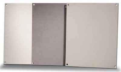 BP66A - ATTABOX - Standard Aluminum Back Panel 6 x 6 inches used for Heartland, Commander, Freedom, and Centurion series