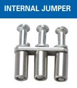 CA722/2 - ALTECH - Internal Jumper, Screw, 6mm spacing, 2 poleuse with DIN Term Blk CTS4U-N, CMC Series, CDL4 Series, CF4SP, CKT4, BOX of 100