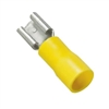 DV10-250C - PANDUIT - 0.250" (6.35mm) Quick Connect Female, Yellow Vinyl Barrel Insulated, 12 to 10AWG;