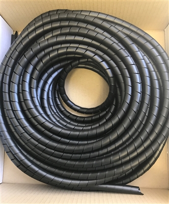 E12SSG-B - Pigs Tail USA - 1/2" Black Pigs Tail (100' per Box)