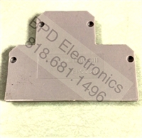 EPCDL4U - Altech - END CAP (GRAY), use with DIN Term Blk CDL4UN, Std. Pack/50