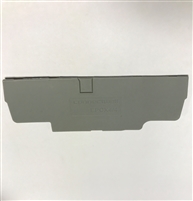 EPCX4/4 - ALTECH - End Plate, grey; use with DIN Term Blk CX4/4, Pkg/50