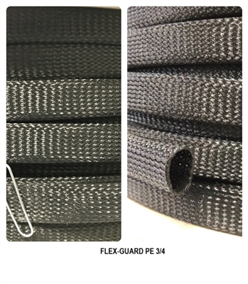 ALTA 3/4" General purpose braided PET monofilament sleeving - FLEX-GUARD PE 3/4