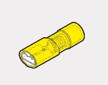 GF-F608P - CEMBRE - 12-10AWG YELLOW REINFORCED DISCONNECT TERMINALS, 2055650, Pkg/100