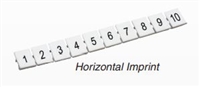 MT2/H-1-100 - ALTECH - Marking Tag Set MT2, 100 Tags, Imprint 1-100, horizontal, Std. pack of 100