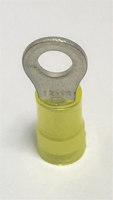 PN10-10R-D  - PANDUIT - Ring Terminal, Yellow Nylon, Grip Sleeved Seam, 12 to 10 AWG