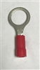 PV18-38R-M - PANDUIT - Ring Terminal, vinyl insulated, 22 - 18 AWG, 3/8" stud size, funnel entry