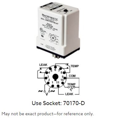 TCP2G250 - MACROMATICS - SEAL LEAKAGE & OVER TEMPERATURE RELAY