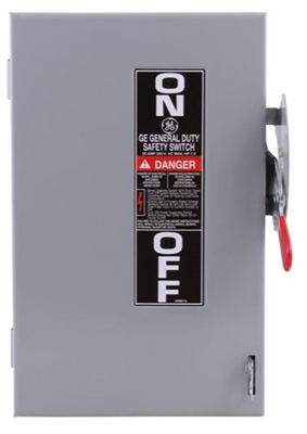 TG4321 - GE -  3 pole 30Amp  Fusible Disconnect  GE Catalog #TG4321