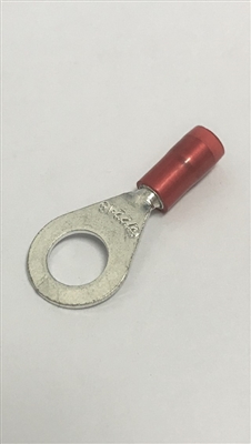 XR1894SN - HOLLINGSWORTH - 22/16 awg 1/4 stud ring terminal, Insulated Red Nylon