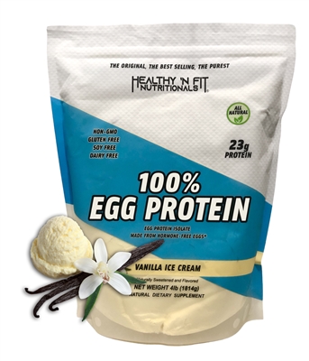 100% Egg Protein Vanilla Flavor 4Lbs