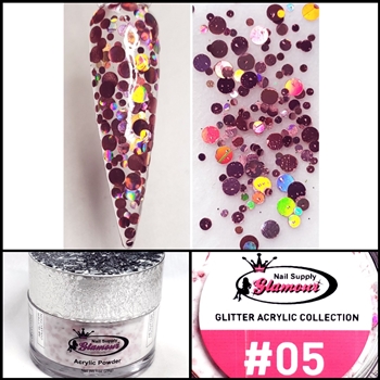 Glamour GLITTER Acrylic Powders 1 oz