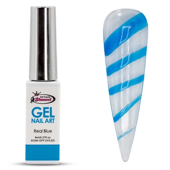 Gel Nail Art Liners (Real Blue)