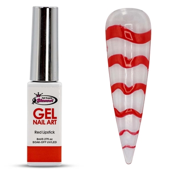 Gel Nail Art Liners (Red Lipstick)