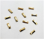 2555 Swarovski COSMIC BAGUETTE Aurum 8.2mm / 6pcs