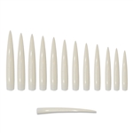 Competition 3XL Stiletto Nail Tips ( natural ) 120pcs