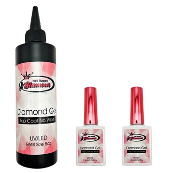 REFILL KIT Diamond Gel Top Coat (non-wipe)