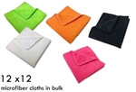 Bulk Microfiber Cloths 12x12