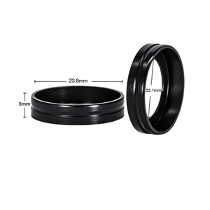 Beauty Ring - Black Delrin - R2