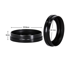Beauty Ring - Black Delrin - R4