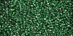 Miyuki 10/0 Triangle Beads 10 Grams 10TR1802 TSL Kelly Green