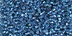 Miyuki 10/0 Triangle Beads 10 Grams 10TR1831 ICL Lt. Blue/Midnight Blue