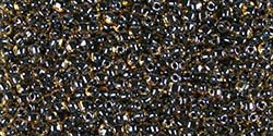 Miyuki 10/0 Triangle Beads 10 Grams 10TR1840 ICL Gold/Black