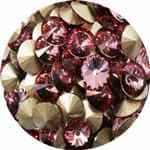 112239ANTPNK - Swarovski Crystal 8mm Chaton Crystals - Antique Pink - 1 Chaton