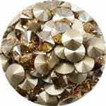 112239GLDSHDW - Swarovski Crystal 8mm Chaton Crystals - Golden Shadow - 1 Chaton