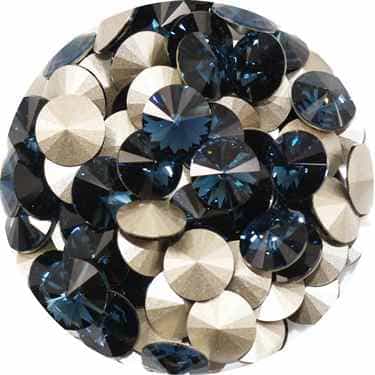 112239MON - Swarovski Crystal 8mm Chaton Crystals - Montana - 1 Chaton