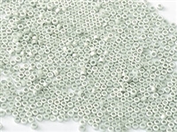 11/0 11CZ402F-27071 Labrador Matted Opaque White Czech Seed Beads - 10 Grams