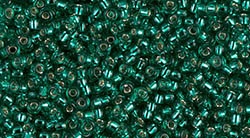 11/0 11RR0017 TSL Emerald Green Miyuki Rocailles