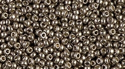 [ 4-1-F-2 ] 11/0 11RR4222 Duracoat Pewter Miyuki Rocailles 10 Grams