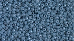 11RR4482 - Miyuki 11/0 Duracoat Opaque Dyed Rocailles - Dark Cadet Blue - 10 Grams