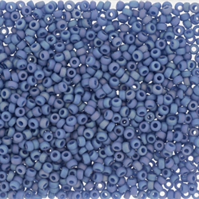 11RR4704 - Miyuki 11/0 OP MA Glazed Rainbow Rocailles - Hydrangea Blue - 10 Grams