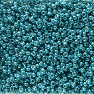 11/0 11RR5113 - Duracoat Galvanized Capri Blue Miyuki 11/0 Rocailles - 10 Grams