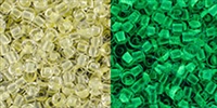 11/0 Toho 11TO2721 Round - Glow In The Dark - Yellow/Bright Green - 10 Grams