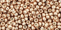 11/0 Toho 11TOPF551 Round Permanent Finish - Galvanized Rose Gold  - 10 Grams