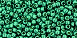 11/0 Toho 11TOPF569 Round Permanent Finish Galvanized Teal - 10 Grams