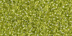 10g Miyuki Rocaille Seed Beads 15RR0014 TSL Lime Green